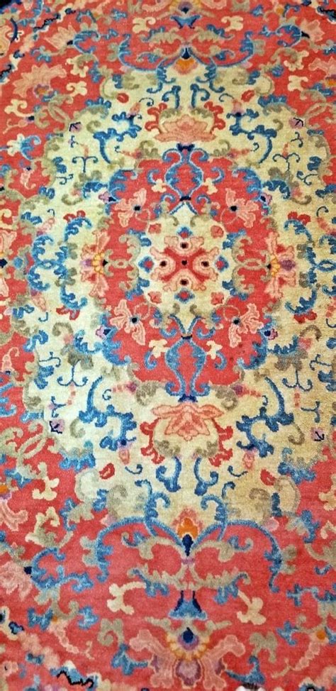 The antique persian rug world is a unique journey. Art Deco Helen Fette Oriental Floor Rug Large - Rockwell ...