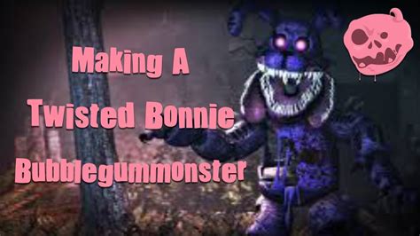 how to make a twisted bonnie from fnaf bubblegummonster using zbrush youtube