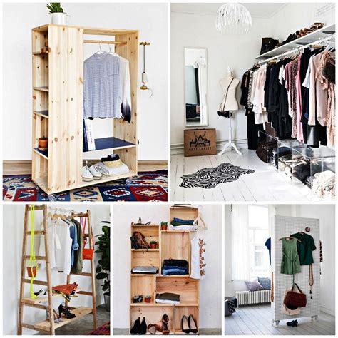 Id Es Pour Fabriquer Son Dressing Minimaliste Meuble Dressing En Bois