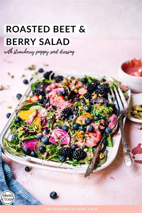 The kitchen is the heart of the home and that heart just might have an attack this year if the trend gods were designing it. Roasted Beet and Berry Salad (Vegan) | Crowded Kitchen