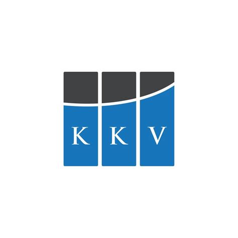 Kkv Letter Logo Design On White Background Kkv Creative Initials