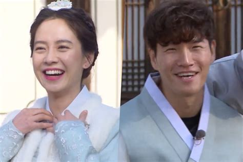 Gary & ji hyo forehead kissing scene running man ep 204. "Running Man" Cast Teases Song Ji Hyo And Kim Jong Kook ...