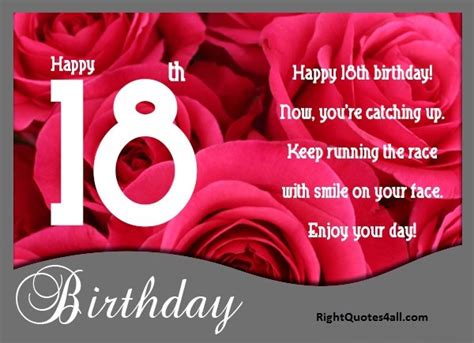 100best Happy 18th Birthday Wishes Quotes And Messages