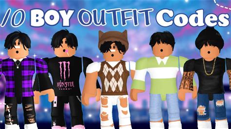 10 Boy Outfits With Codes Siimplydiiana Youtube