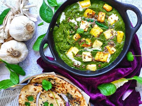 Palak Paneer Spinach With Indian Cottage Cheese