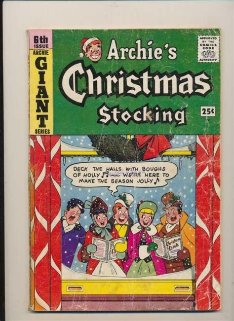 Archies Christmas Stocking 6 1959 68 Pages Jughead Betty Veronica Christmas Comics Archie