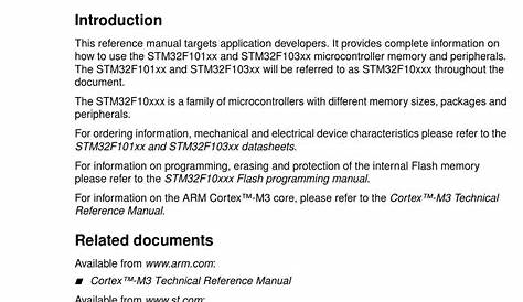 stm32h7 reference manual