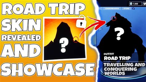 New Secret Road Trip Hidden Skin Showcase And Revealed Fortnite Season 5 Road Trip Skin