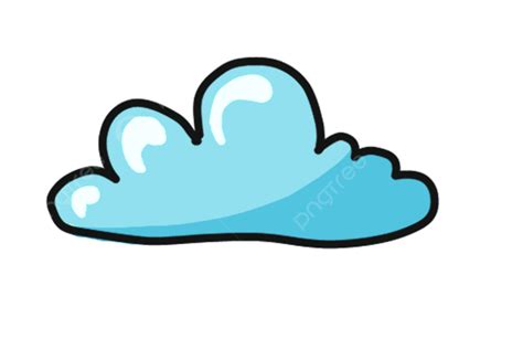 Blue Clouds Clipart Transparent Png Hd Blue Cloud Cartoon Png Blue