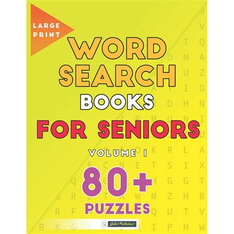Word Search Books For Seniors Large Print Word Search Books For