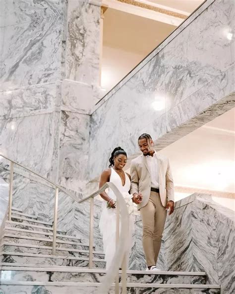 All The Photos And Details From Simone Biles Second Destination Wedding In Mexico Courthouse