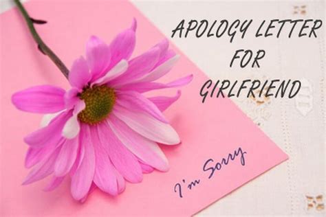Best Apology Letter To Girlfriend