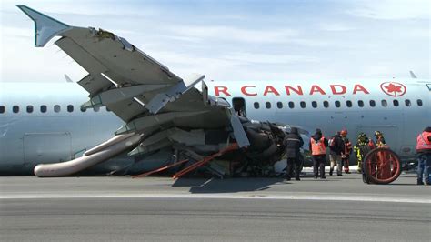 A Closer Look At The Wreckage Of The Air Canada Crash Winnipeg Free Press