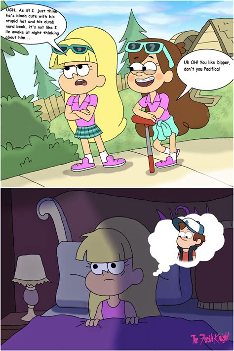 Dip X Pacifica Comic Dipper Pines And Pacífica Northwest Dicipica