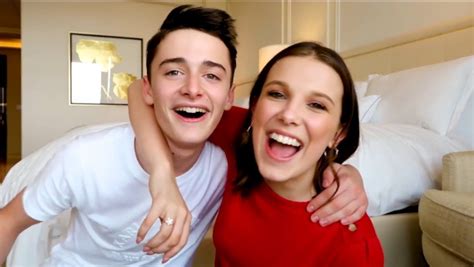 Did You Guilt Trip Him Asks Millie Bobby Brown To Noah Schnapps