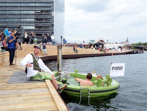 Copenhagen Floating Hot Tub New Boardwalk Urban Planning Public Space Waterfront