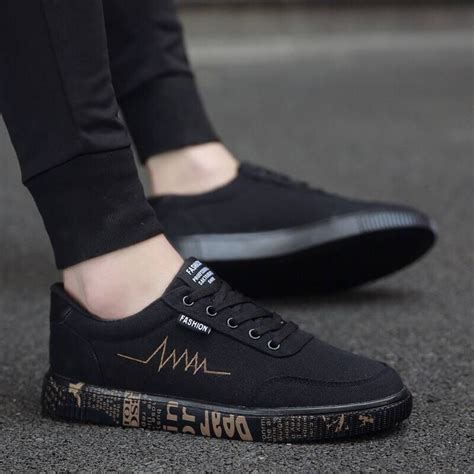So, if you want to appear stylish, it's important to how should men take care of dress shoes? New 2018 Spring Summer Canvas Shoes Men Sneakers Low top ...
