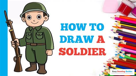 This is an easily maneuverable, easy to transport wheelchair. How to Draw a Soldier in a Few Easy Steps: Drawing ...