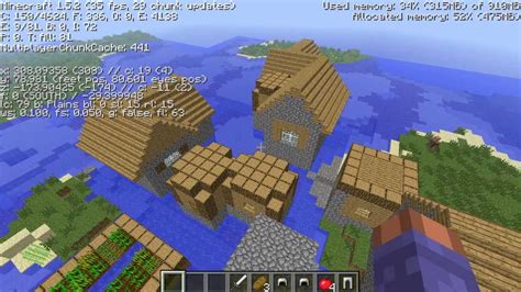 Notch started developing minecraft at may 10,2010. 8] Flooded npc village, flat land, grassland Minecraft ...