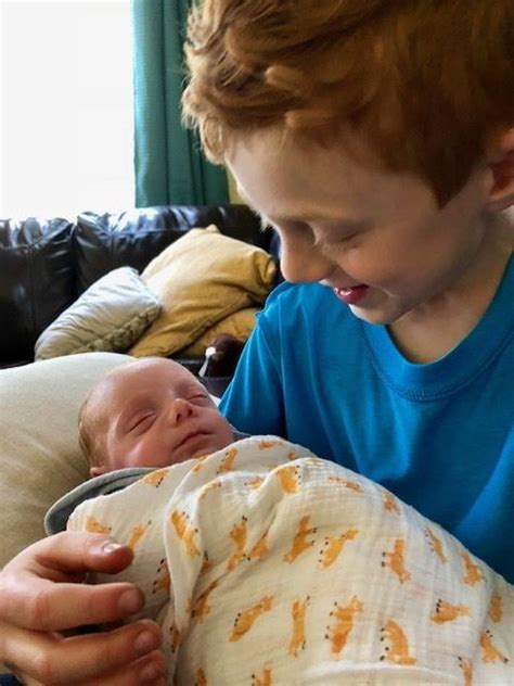 6 Year Old Boy Welcomes The Baby Brother He Wished For Parents