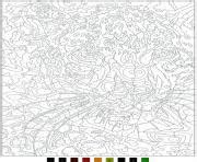 Coloriage mystere disney rose fleur  JeColorie.com