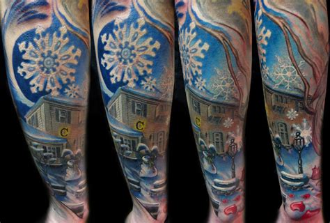 15 Winter Themed Tattoos That Will Make You Look Cool