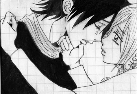 These are the newest drawings of anime and manga, plus some other art i have done. Sad Anime couple by FlippyLopez on DeviantArt