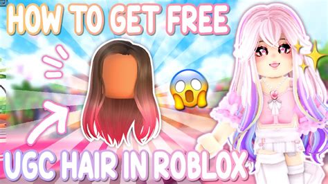 New Free Ugc Hair Out Now How To Get Wavy Brown Curls With Pink🌷 In