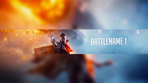 Free Battlefield 1 Youtube Banner Template 5ergiveaways
