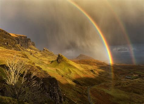 Double Rainbow Quiraing Isle Of Skye Scotland Melvin Nicholson