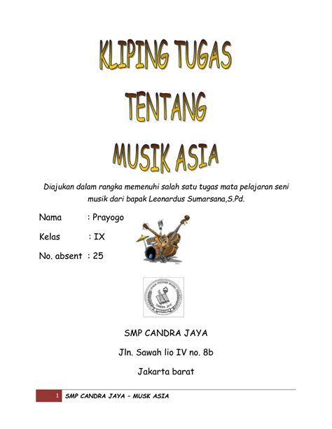 Kliping Tentang Seni Musik – Gambaran