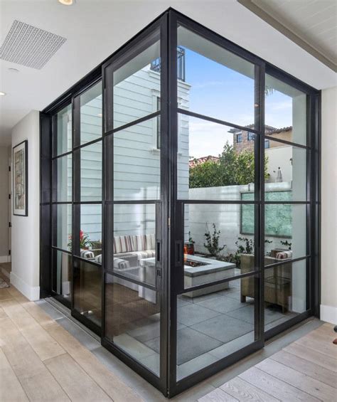 Windows to the stucco wall and. California Modern Farmhouse Style Beach House (Home Bunch ...