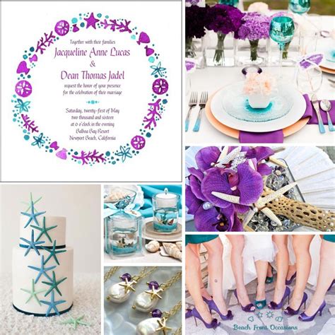 Purple And Teal Wedding Ideas