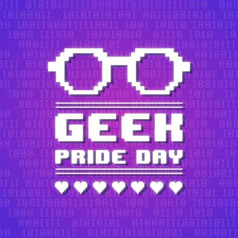 Concepto Del Día Del Orgullo Geek Vector Gratis