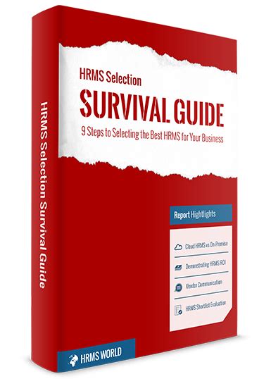 Hrms Selection Survival Guide Survival Guide