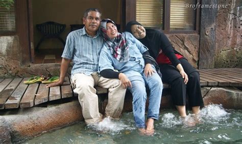 Ukurannya sekitar 4×6 meter persegi. Kolam Air Panas Di Felda Residence Hot Springs, Sungkai