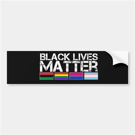 Black Lives Matter Lgbt Bumper Sticker