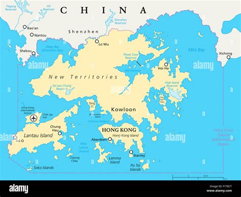 Hong Kong China Map Fotografías E Imágenes De Alta Resolución Alamy