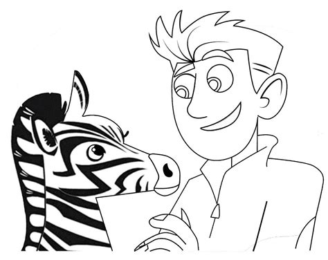 Chris Kratts Y Animal Coloring Pages Wild Kratts Coloring Pages