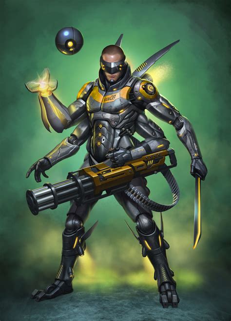 Artstation Cyborgs Dmitriy Semenov In 2020 Cyberpunk Character