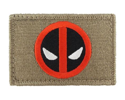 Deadpool Tactical Funny Velcro Fully Embroidered Morale Tags Patch
