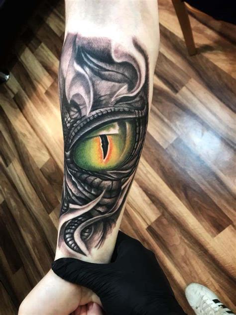 My Very First Tattoo A Dragons Eye By Stanimir Georgiev At Sgtattoo