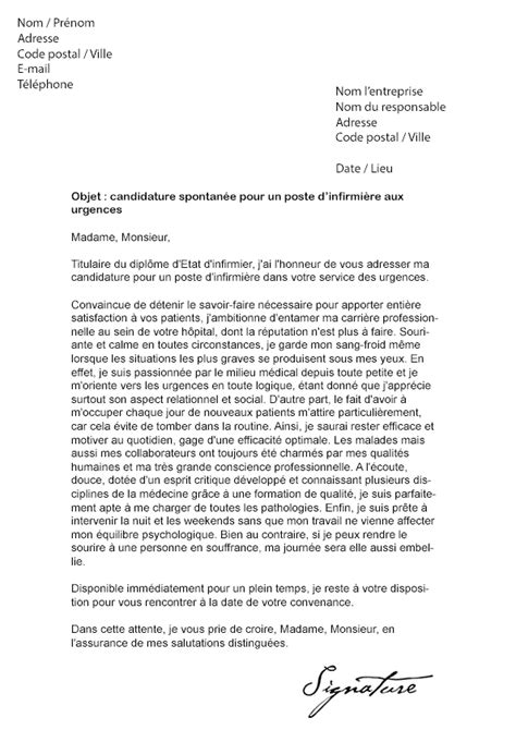 exemple lettre de motivation infirmier ehpad
