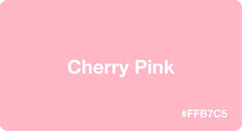 Cherry Pink Color With Hex Code