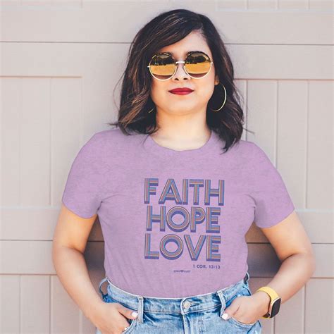 Grace And Truth T Shirt Faith Hope And Love Retro