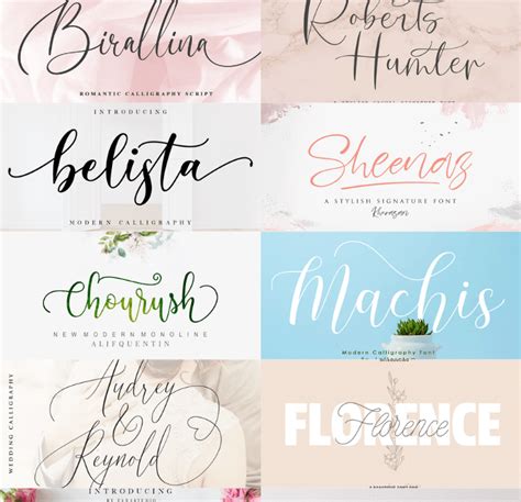 10 New Free Beautiful Calligraphy Fonts Part 3 Ave Mateiu