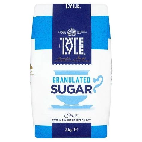Sugar Tate And Lyle Granulated 2kg Bag