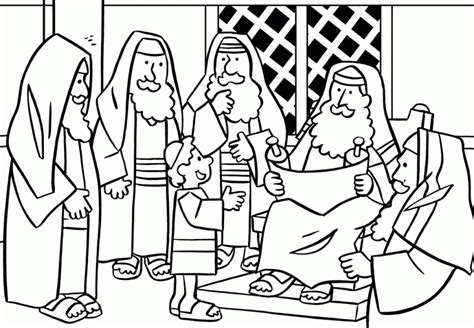 Jesus In Coloring Page Coloring Home