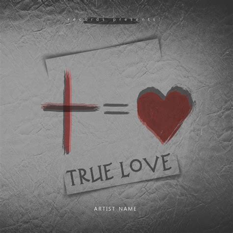 True Love Album Cover Art Template Postermywall