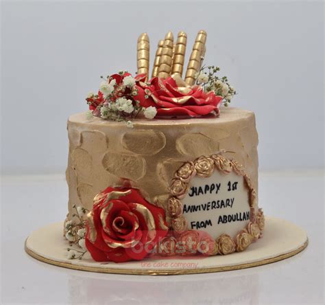 Customized Anniversary Cake From Bakisto Best Cake In Lahore